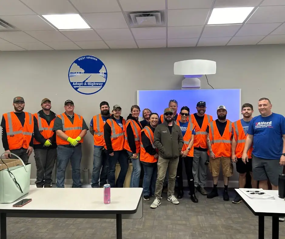 Alford Adopt-A-Highway crew near Saint Albans, WV
