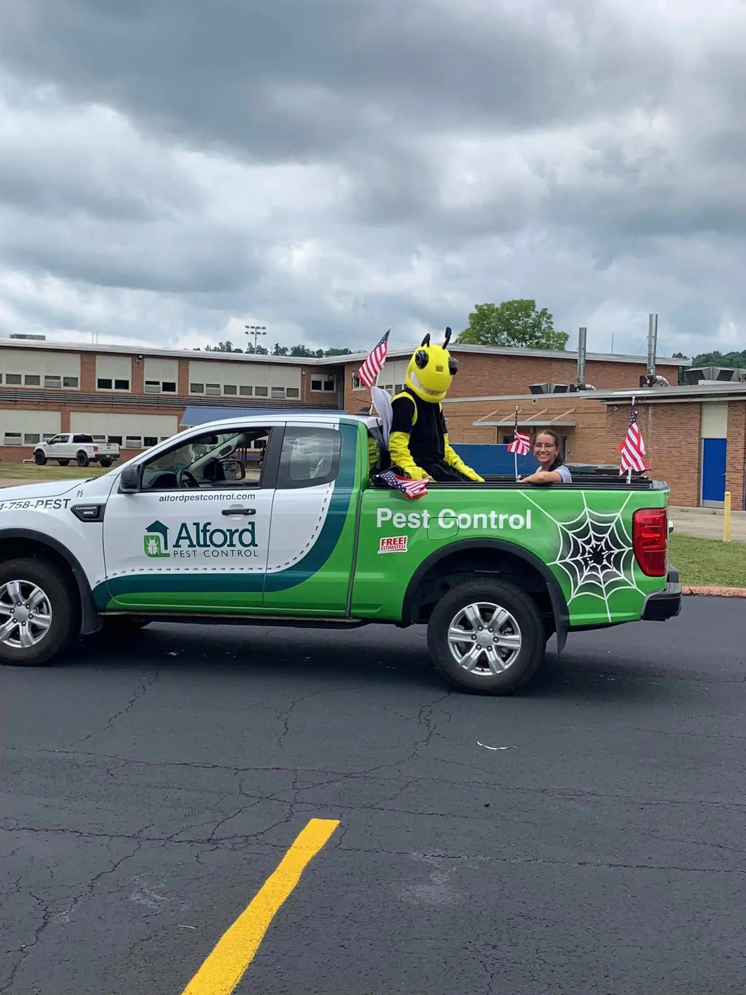 Alford decorated truck at the 2024 Ripley 4th of July Parade