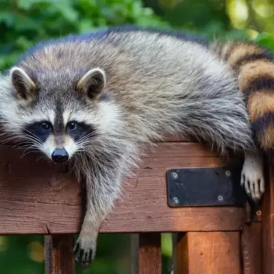 a raccoon that can be removed with wildlife services